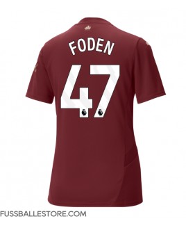 Günstige Manchester City Phil Foden #47 3rd trikot Damen 2024-25 Kurzarm